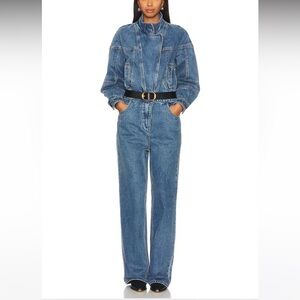Eugene Jumpsuit in Light Wash Blue